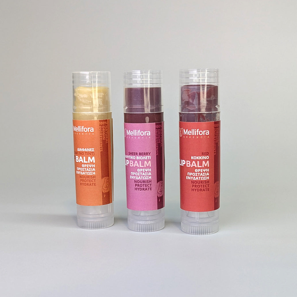 Lip Balm με χρώμα ή διαφανές