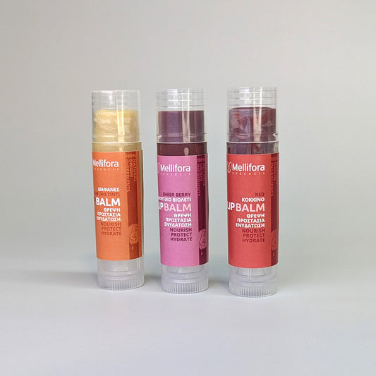 Lip Balm με χρώμα ή διαφανές