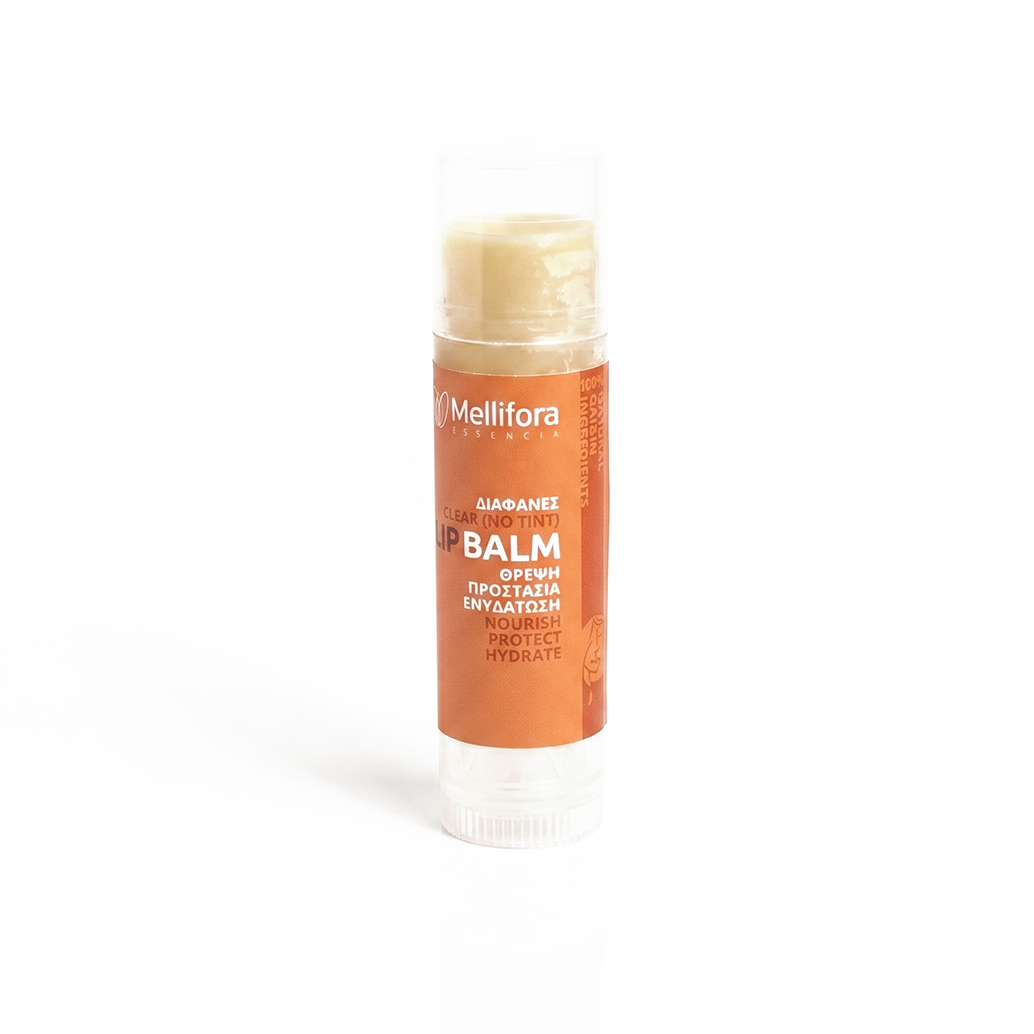 Lip balm διαφανές ενυδατικό φυσικό Mellifora