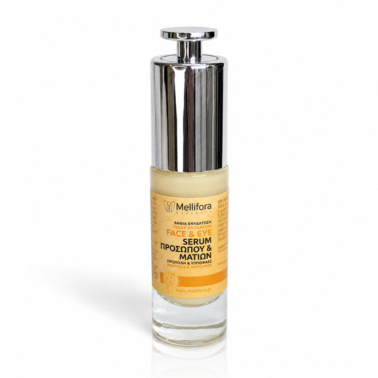 Eye & face serum 15ml with dropper_mellifora_natural